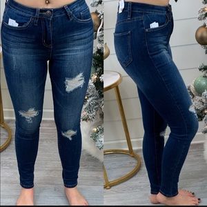 YMI Distressed Jegging Jeans